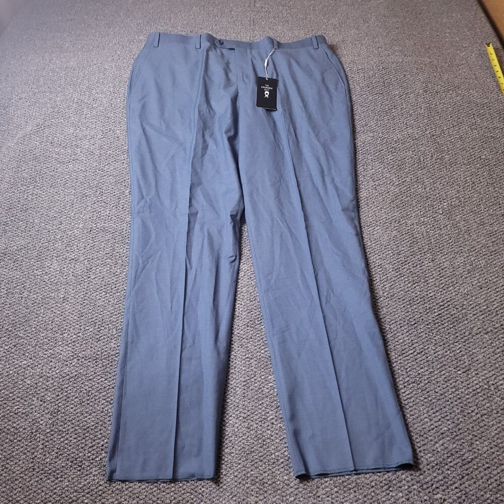 The Groomsman Suit Pants Mens 42L 42x33.5 Modern Fit Light Blue Supply Shop